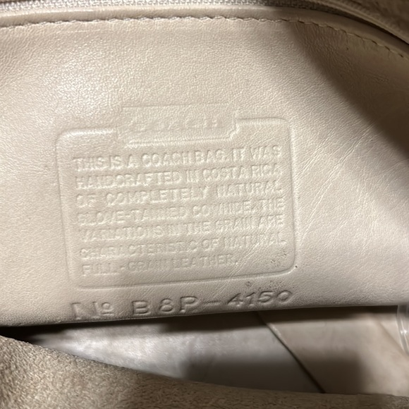 Vintage Coach Fletcher crossbody bag in bone ivory - Picture 8 of 10